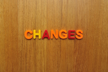Changes word