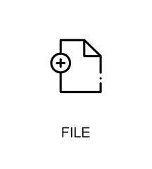 File flat icon