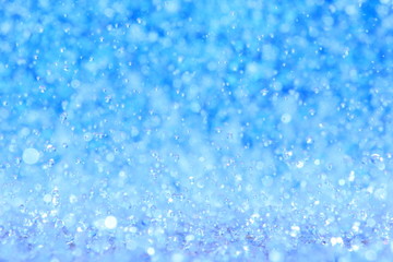 water droplet bouncing and splash, waterfall falling in a swimming pool, abstract background(top view)