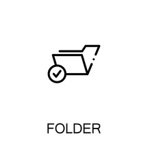 Folder flat icon