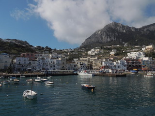 Fototapeta na wymiar Isola di Capri - Marina Grande