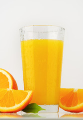 glass of orange juice