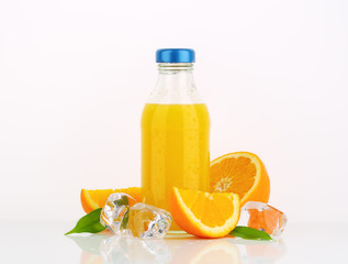 bottle of orange juice