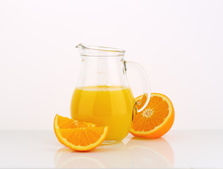 jug of fresh orange juice