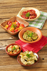 assorted pickled vegetables