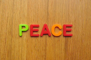 Peace word