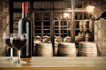 table background and barrels 