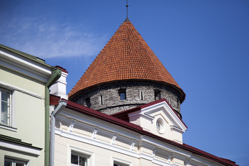 Towers on City Wall, Tallinn, Estonia