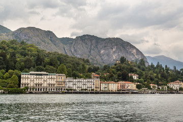 Fototapeta na wymiar Small village on Lake Como near Bellagio