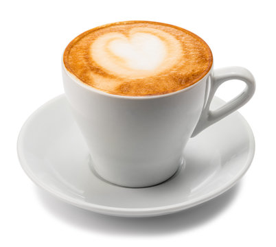 Cappuccino. Cup of &ntilde;appuccino &ntilde;offee