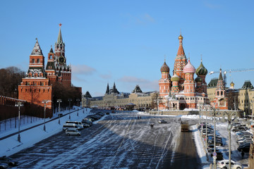 Obraz premium Moscow Kremlin. UNESCO world heritage site.