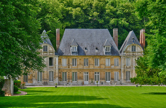 Duclair, France - june 22 2016 : the Du Taillis castle