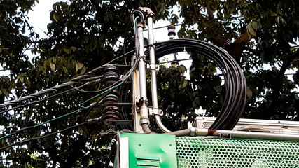 electric cable , compressor