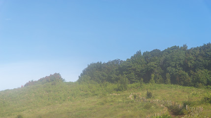 Obraz premium Kew Mae Pan view point, Chiangmai Thailand,Kew Mae Pan