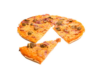 Pizza isolated