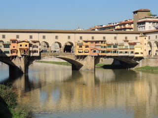 Fototapeta na wymiar Firenze - Ponte Vecchio sull' Arno
