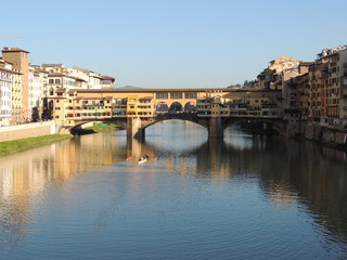 Fototapeta na wymiar Firenze - Ponte Vecchio sull' Arno