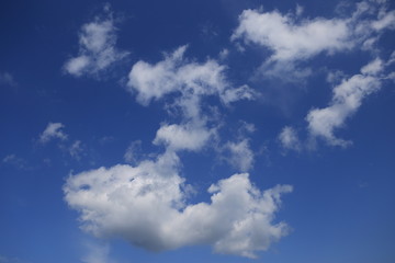 blue sky with clound