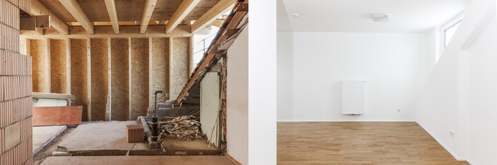 Umbau Vorher-Nachher