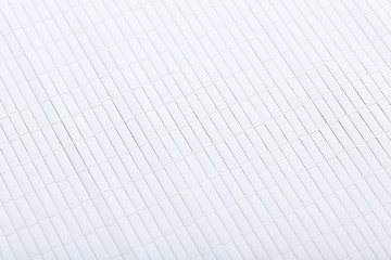 Striped white wooden background, close up