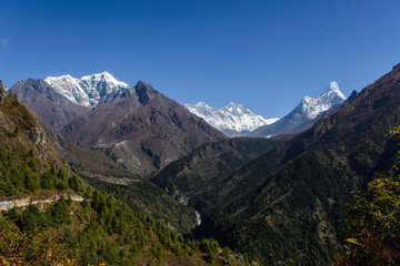 Fototapeta premium Trekking in Nepal, Himalayas