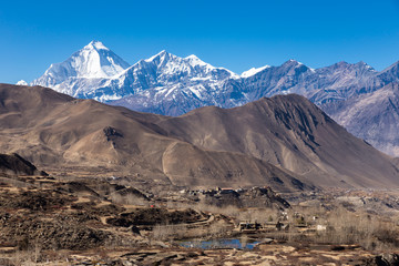 autumn landscape, Himalayas