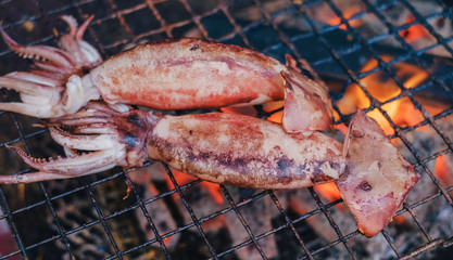 Traditional thai street food