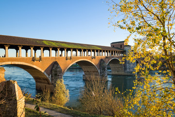 Fototapeta na wymiar Pavia - Old Bridge