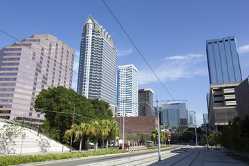 Fototapeta na wymiar Tampa's Franklin Street