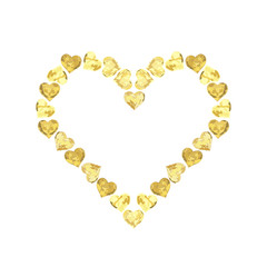 gold heart5