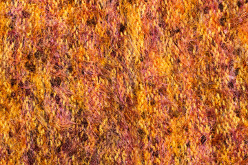 Fondo textura de lana de colores con detalle. Vista de cerca. Copy space