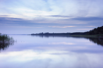 Sonnenuntergang am Steg, Selenter See