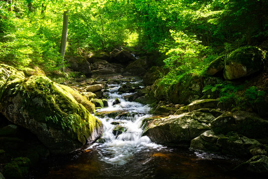 Wasserfall im Ilsetal, Harz