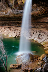 Fototapeta na wymiar Hamilton Pool Waterfall