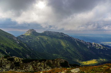 Fototapeta na wymiar Beautiful view of the Giewont. Tatra mountains. Poland