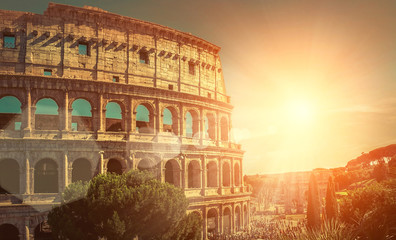 One of the most popular travel place in world - Roman Coliseum.