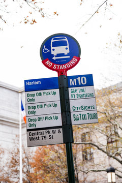 M10 Bus Stop Manhattan