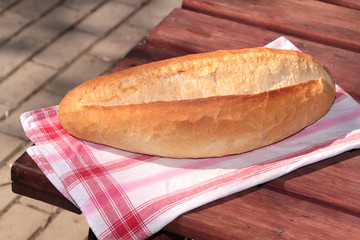 Traditional Turkish bread. ( Somun bread ) 