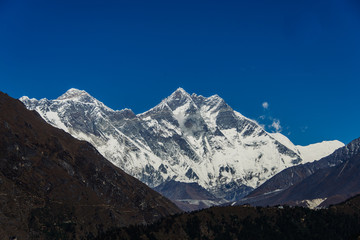 Fototapeta na wymiar Trekking in Nepal, Himalayas