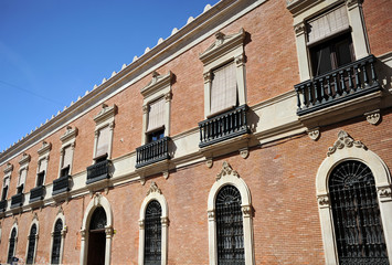 Fototapeta na wymiar Episcopal palace of Ciudad Real, Spain