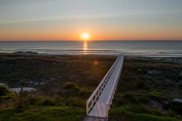 Photo sur Plexiglas Plage tropicale Atlantic Ocean sunrise in Florida