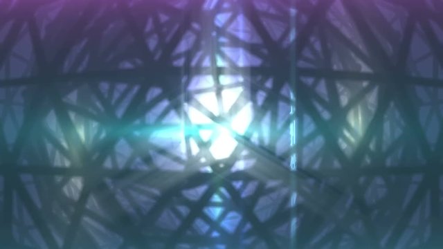 Abstract background. VJ loop. Rotation geosphere 3d object