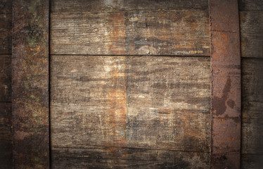 worn wooden surface