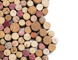 wine corks isolated