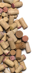 wine corks isolated