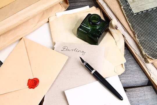 Old letter - love letter- correspondence