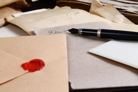 Old letter - love letter- correspondence