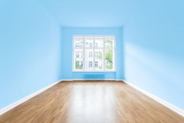 new home, empty room ,  painted  walls