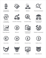 Personal & Business Finance Icons Set 4 - Sympa Series