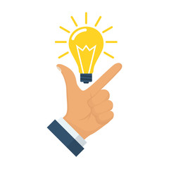 Pointing finger up on Idea